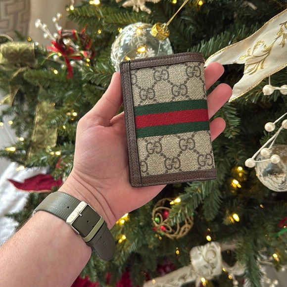 ⭐️NWT Gucci Supreme Wallet OPHIDIA CARD CASE Authentic from Jacksonville, FL - Picture 2 of 12